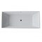 Anzzi Kayenge 5.9 ft. Solid Surface Freestanding Bathtub in Matte White FT-AZ8419 - alternate 5